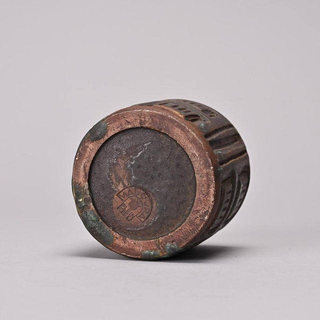 Ceramic Cylindrical Pot by Suzanne Douly-Ramié for Madoura, 1950 For Sale - Image 7 of 8