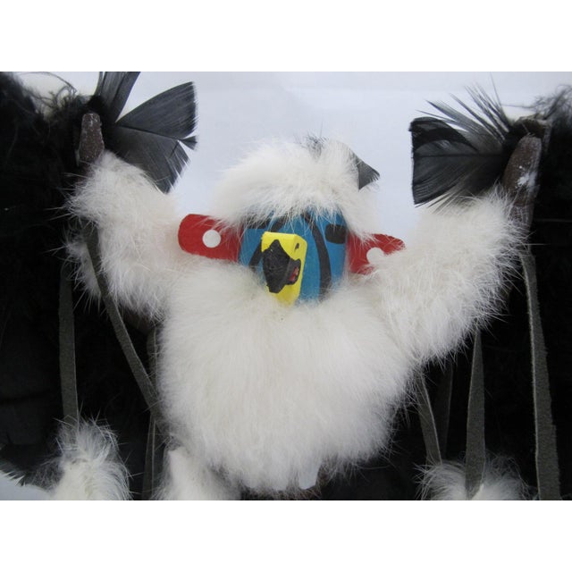 Native American Eagle Dancer Kachina, a traditional Native American art piece representing strength, power, and a...