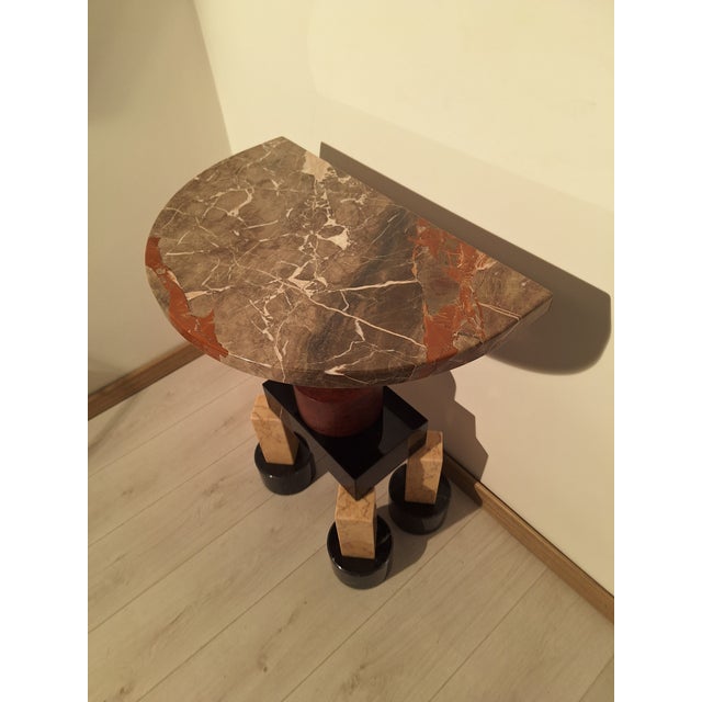 Console Demistella Model in Fine Marble by Ettore Sottesass for Up & Up, 1980s For Sale - Image 17 of 18