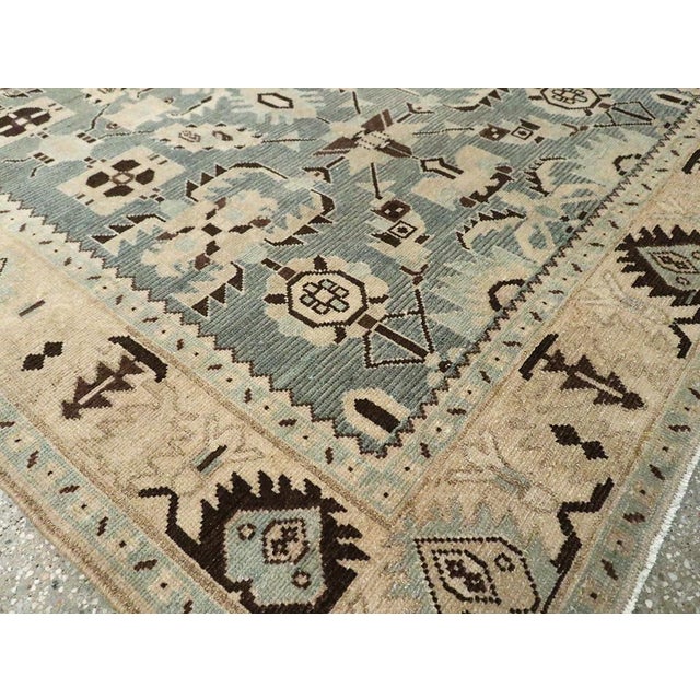 Galerie Shabab Collection Mid-20th Century Persian Malayer Accent Rug For Sale In New York - Image 6 of 7