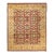 Mogul, One-of-a-Kind Hand-Knotted Area Rug in Red, 8' 1" x 9' 9" For Sale