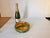 Cheese or Serving Tray in Ceramic France 1970s Green and Yellow Color