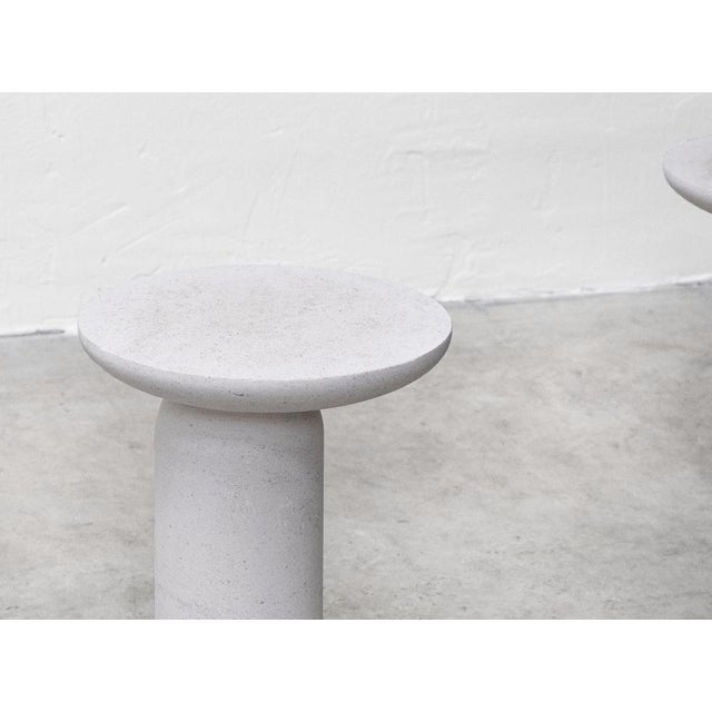 Stone Marble Side Table Sculpted by Frederic Saulou For Sale - Image 7 of 16