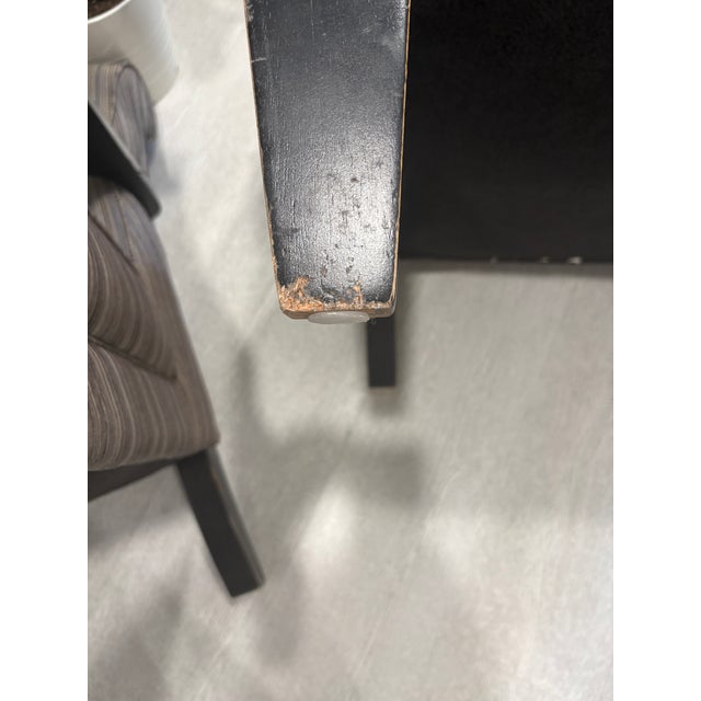 Pair of 1990s Mid Century Style Bassett Furniture Club Chairs For Sale - Image 9 of 11