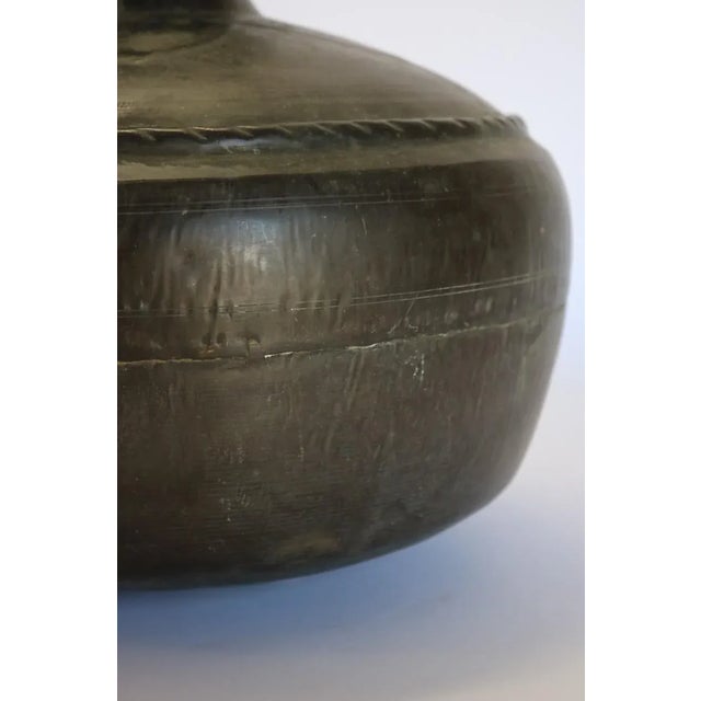 1910s Antique Brass Water Container From India For Sale - Image 5 of 7