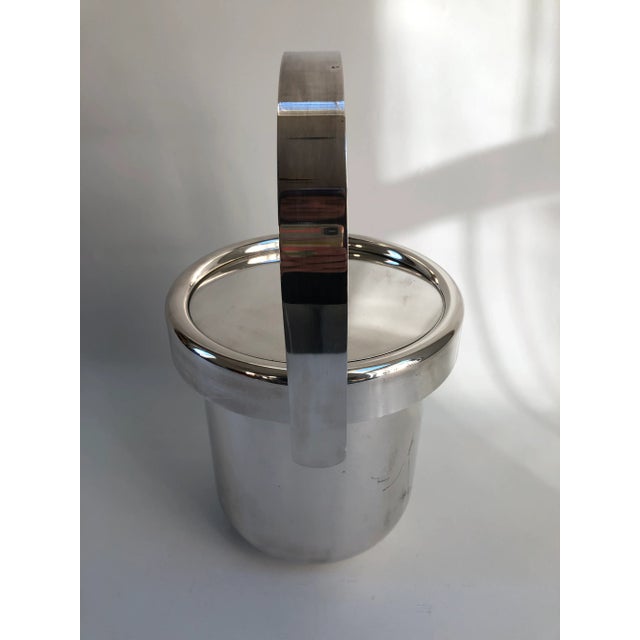 Mid-Century Modern Italian Argente Silver Plate Ice Bucket For Sale In Boston - Image 6 of 11