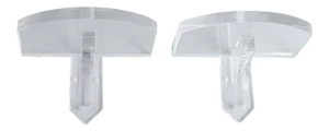 Lucite Wall Brackets - A Pair