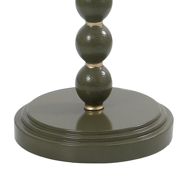Textile Callie 66" Green/Gold Ball Floor Lamp For Sale - Image 7 of 8