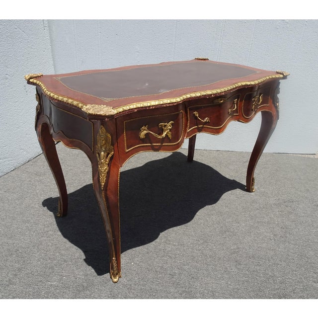 Gorgeous Desk in Good Vintage Condition. Solid and Firm. There is wear that is usual for its age. Please study the photos...