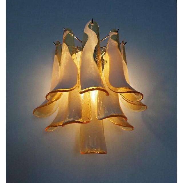 Italian Murano Sconces, 1990s, Set of 2 For Sale - Image 3 of 13
