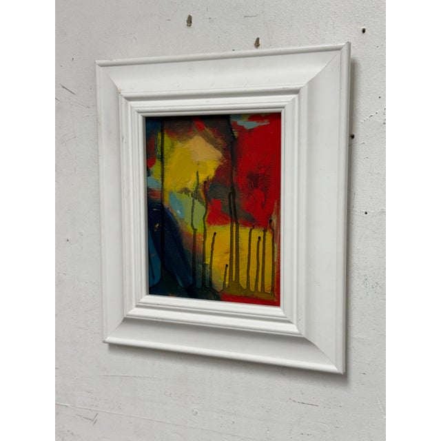 Abstract Abstract Bold Composition Painting, Framed For Sale - Image 3 of 12