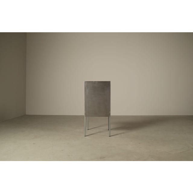 Postmodernist Stainless Steel Dining Chairs, 1980-1990, Set of 6 For Sale - Image 9 of 16