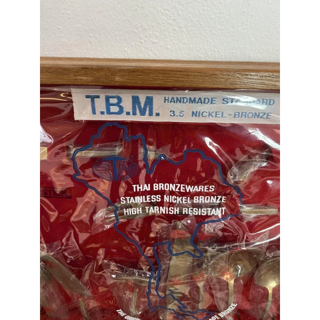 120-Piece Oriental Brass Cutlery Set, 1977, Set of 120 For Sale - Image 10 of 18