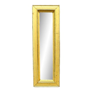 Diminutive First Finish Gilt Wood Rectangular Frame C1860 For Sale