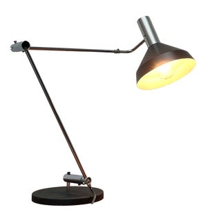 Mid-Century Modern Swiss Type 60 Minimalist Table Lamp by Rosemarie and Rico Baltensweiler for Baltensweiler, 1960s For Sale