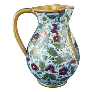 Ceramic Jug Vase by Gualdo Tadino for ICAP, 1920s For Sale