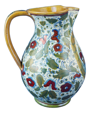 Ceramic Jug Vase by Gualdo Tadino for ICAP, 1920s