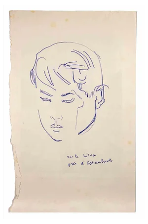 Reynold Arnould, Boy, Drawing, 1970
