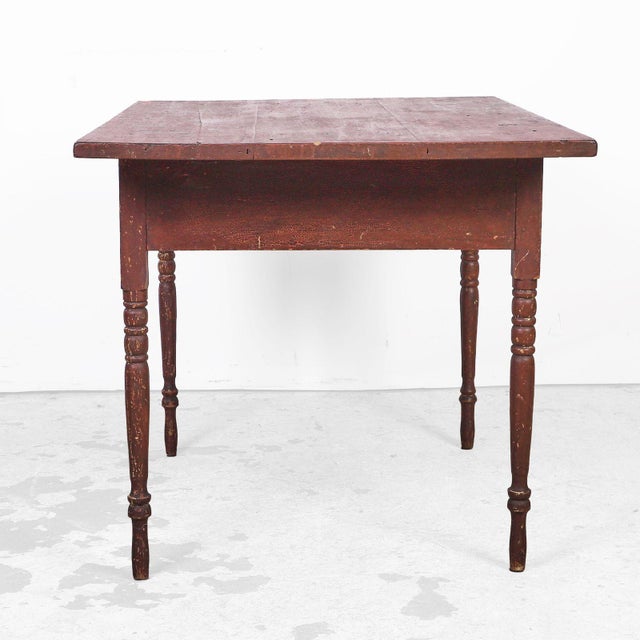 Farmhouse Antique Sheraton Pine Tavern Table – Late 17th/Early 1800s For Sale - Image 3 of 4
