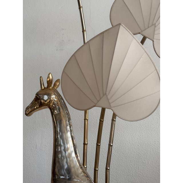 Brass 3-Light Giraffe Floor Lamp attributed to Antonio Pavia, 1970s For Sale - Image 11 of 18