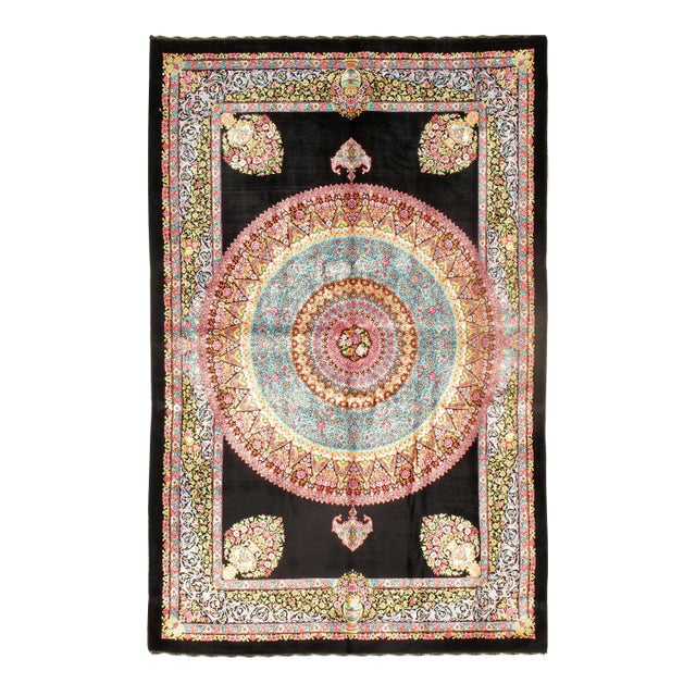 Pasargad DC Exquisite Design Paris Palace Fine Power Loom V.Silk Rug For Sale