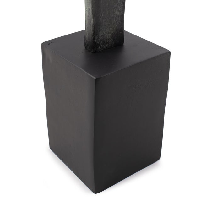 Kenneth Ludwig Chicago Male Fortitude Tall Sculpture For Sale - Image 4 of 8
