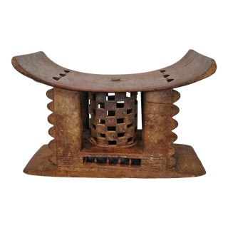 Antique Asante Tribal Chief Stool For Sale