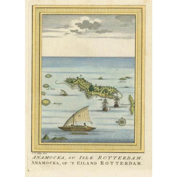 Van Schley, Nomuka Island, 1759, Paper For Sale - Image 4 of 5