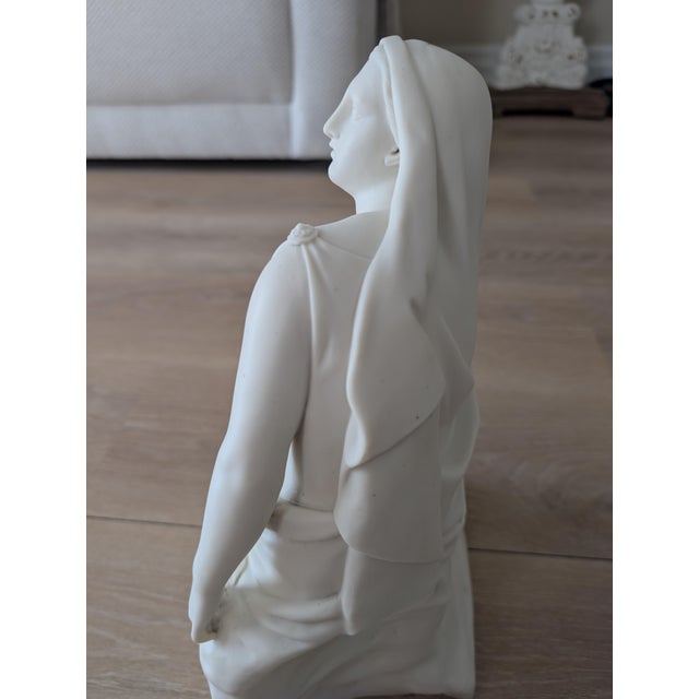 19th Century Minton Parian Sculpture "Tragedy" by John Bell For Sale - Image 10 of 15