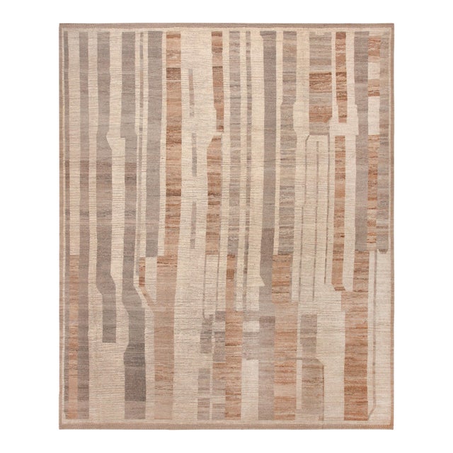 Nazmiyal Collection Large Modern Abstract Rug For Sale