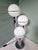 Space Age Floor Lamp in Chromed Metal and White Opaline Glass Globe from Sölken Leuchten, 1970 For Sale - Image 3 of 14