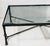 Metal Diego Giacometti Painted Wrought Iron Cocktail Table With Glass by Paul Ferrante For Sale - Image 7 of 7