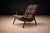 Mid-Century Modern Brazilian Modern Pair of Armchairs in Brazilian Hardwood & Fabric, Gelli, Brazil, 1960s - Lot 508 For Sale - Image 3 of 16