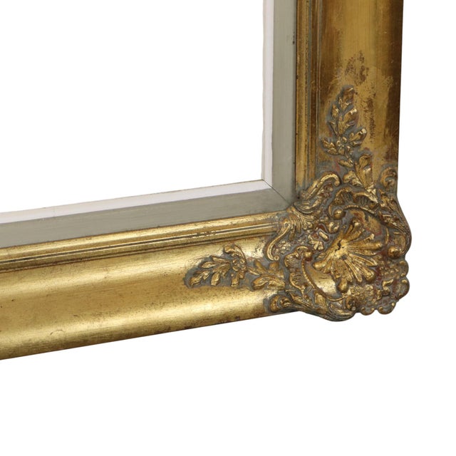 Gold Baroque Style Frame in Pine Wood For Sale - Image 8 of 14