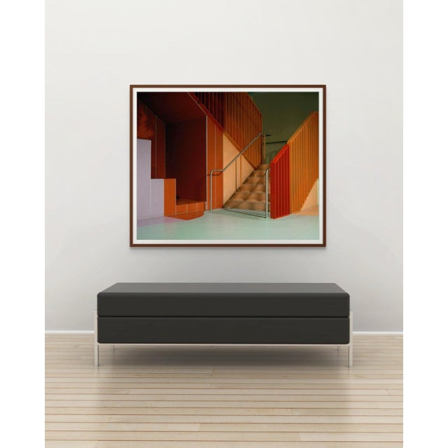 Pantone Steps by Mark Forbes – Unframed Architectural Color Photograph | Archival Fine Art Print For Sale - Image 4 of 6