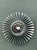Inspired by the legendary Rolls-Royce Spey jet engine, this vintage industrial wall mirror transforms aerospace...