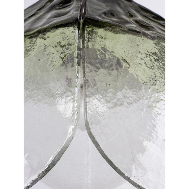 Green Petal Pendant Lamp in Murano Glass by Carlo Nason for Mazzega, Italy, 1960s For Sale - Image 8 of 12