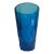 2020s Italian Blue Crystal Handmade Cut Vase For Sale