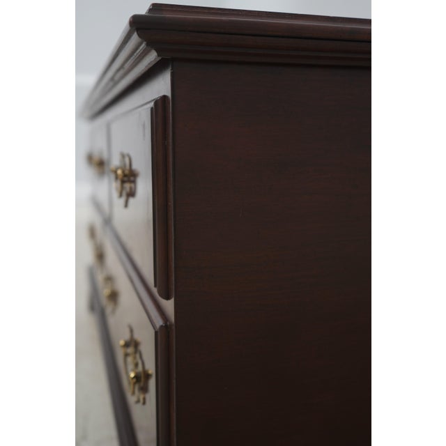 Ethan Allen Georgian Court Cherry Blanket Chest For Sale - Image 15 of 18