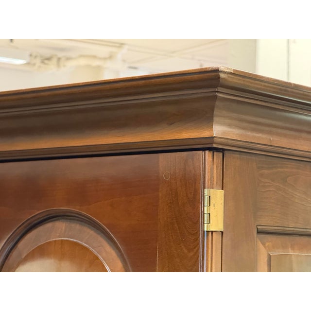 Stickley Furniture Cherry Television Armoire For Sale - Image 9 of 12