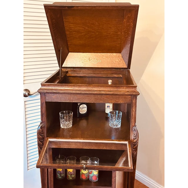 Antique Victrola Mini Bar For Sale - Image 16 of 18