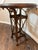 Vintage Leather & Antiqued Metal Side Table in the Style of Maitland-Smith For Sale - Image 11 of 12