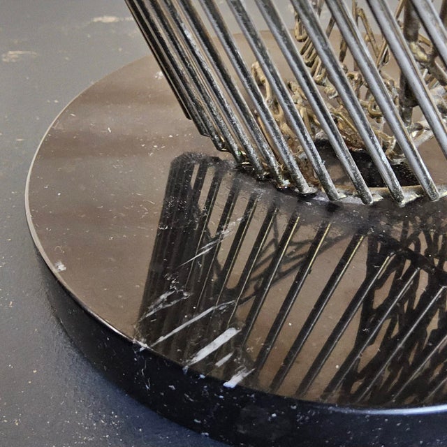 Bob Bennett, Untitled Abstract Dynamic Sculpture, 1979, Brass Wire For Sale - Image 10 of 17