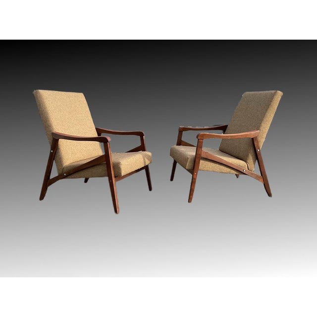 Set of Armchairs by Jiří Jiroutek for Interier Praha, 1960s For Sale - Image 11 of 17
