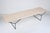 1970s Attributed to Harry Bertoia for Knoll Birch & Black Iron Bench / Coffee Table C. 1970 For Sale - Image 5 of 18