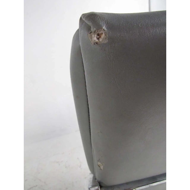 Modern Swivel Counter Stools - a Pair For Sale - Image 12 of 13