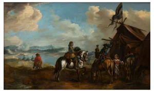 Philips Wouwerman, Dutch Landscape, 1660, Oil on Panel