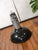 HDK Black Enamel Factory Pendant Light with Low Shade and Cast Aluminum Top from Philips, Holland, 1950s For Sale - Image 11 of 12