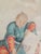 19th Century French Chinoiserie Chinese Export Style Watercolor Painting For Sale - Image 12 of 18