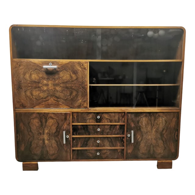 Cupboard attributed to Jindrich Halabala, 1940s For Sale